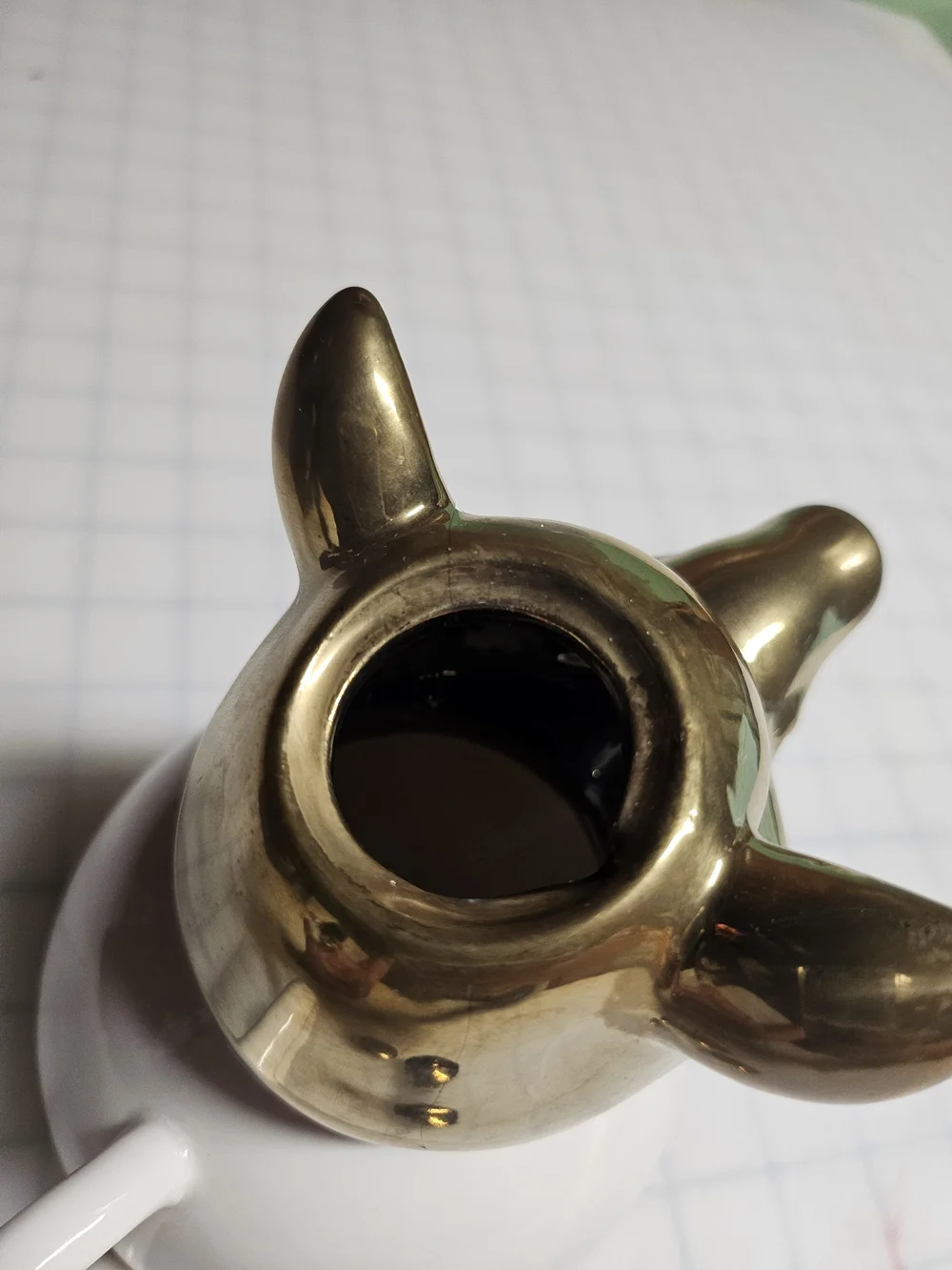 Hog's Head Copper Tea Pot/Cream Pourer